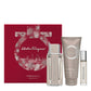 Set Salvatore Ferragamo Bright Leather for Men