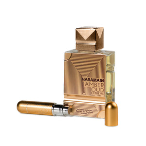 Al Harmain Amber Oud Gold Extreme with Atomizer for Unisex