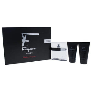 Set F Black by Salvatore Ferragamo for Men