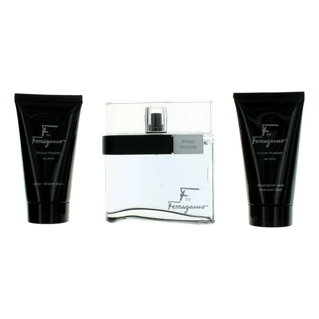 Set F Black by Salvatore Ferragamo for Men